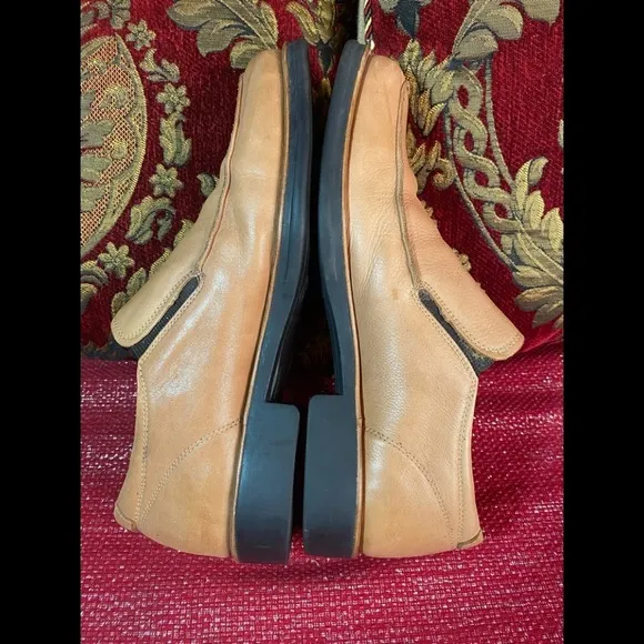 BOSTONIAN soft leather slip on loafers shoes made in Brazil 10