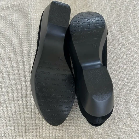 Cordani Calzature Black Suede Abstract Ankle Strap Herls Shoes