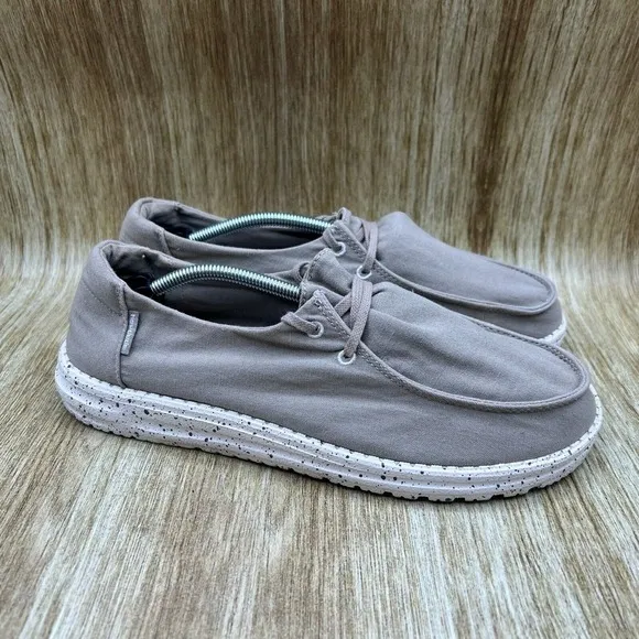 Hey Dude Shoes Wendy Women's Size 10 Grey Shoes Slip On Loafer Casual