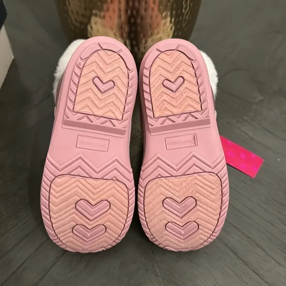Juicy Couture JJK LIL ESCALON Pink Glitter Boots