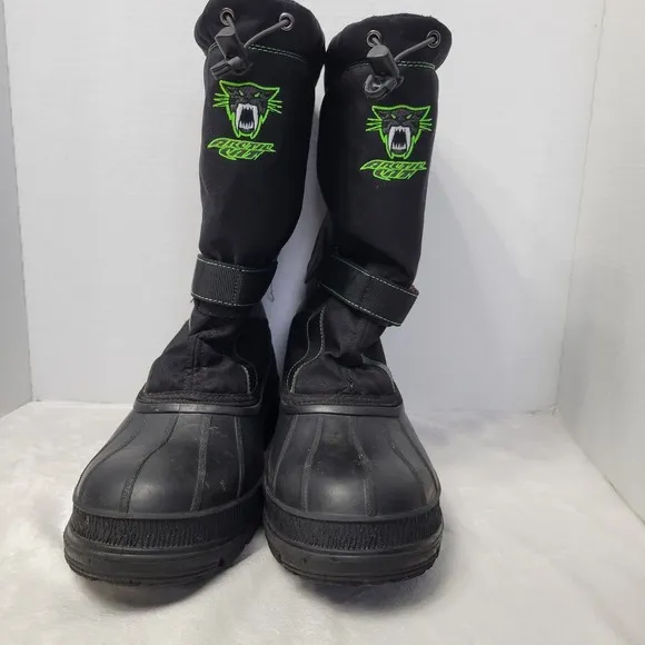 Mens 12 Arctic Cat Snowmobile Winter Boots Removable Thermal Inserts