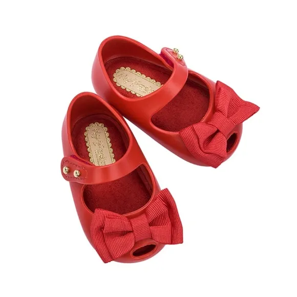 NWT MINI MELISSA My First Mini Melissa Baby Ultragirl Mary Jane Flat Size 3