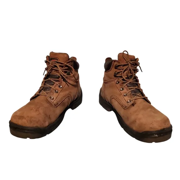 Red Wing Shoes 2892 Brown Leather Lace-Up Combat Ankle Work Boots Men's Size 7.5