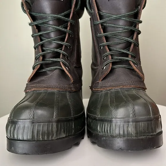 Rod &amp; Gun Steel Shank Thinsulate Hunting Duck Boots Winter Chore Cushion Lace Up