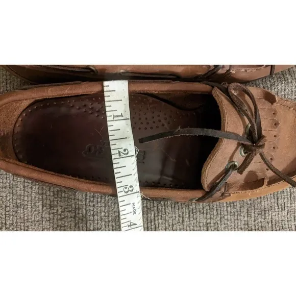 Sebago Boat Docker Shoes, Size 9, Brown